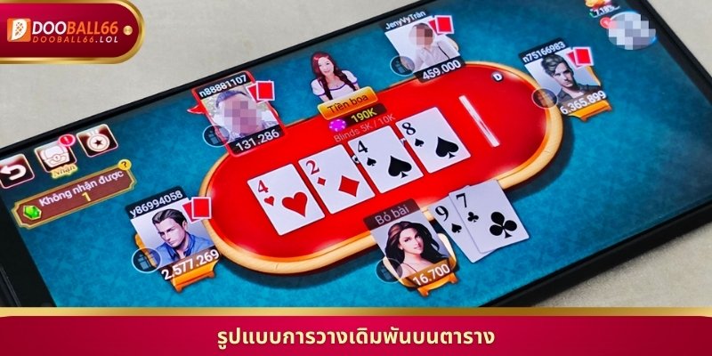 รูปแบบการวางเดิมพันบนตาราง